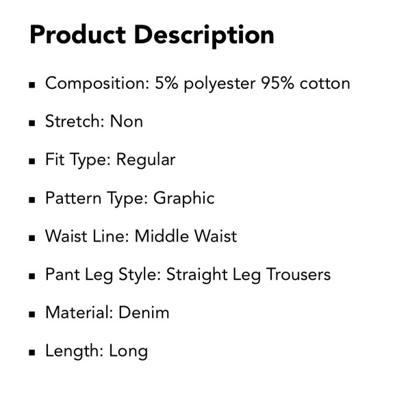 Cider Butterfly Jeans NWOT - Picture 10 of 11